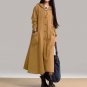 Long Sleeve Hooded Cotton Vestidos Oversized Dress