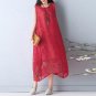 Baggy Long Dress Casual Solid Party Beach Vestido Plus Size