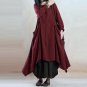 Spring Leisure Cotton Linen Baggy Party Long Dress