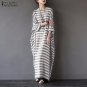 Batwing Sleeve Maxi Long Dresses Vestidos Plus Size S-5XL