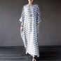 Batwing Sleeve Maxi Long Dresses Vestidos Plus Size S-5XL