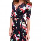Dresses Half Sleeve V-Neck Sexy Sundress Casual Boho Dress