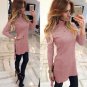 Dresses Turtleneck Hollow Female Feminina