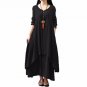 Dress Solid Long Maxi Dress Vestidos Plus Size S-5XL