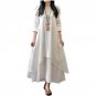 Dress Solid Long Maxi Dress Vestidos Plus Size S-5XL