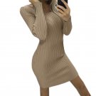 Warm Bodycon Dress Mujer Long Sleeve Plus Size GV1033