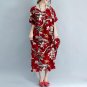Neck Casual Maxi Long Dress Loose Female Robe Party Vestidos S-5XL
