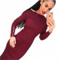 Long Sleeve Package Hip Party Dresses Robe