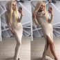 Zipper Dresses Solid Bodycon Vintage Dress Dress