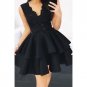Dress V Neck Kawaii Ruffles Mini Dresses Dress