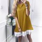 Ruffles Women A-line Dresses Feminina Dress