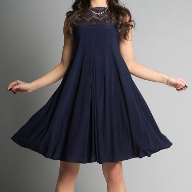 A-Line Dress Plus Size Loose Femme Casual Dresses Dress