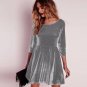Solid Party Dresses Warm Sexy  Mujer Femininos Dress