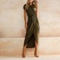 Solid Plus Size Dresses Female Long Dress