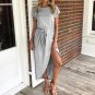 Solid Plus Size Dresses Female Long Dress