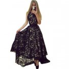 Sleeveless Prom Ball Party Dresses Long Maxi Lace Dress