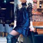 Mini  Female Spring Plus Size Robe Feminina