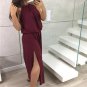 Maxi Long Dress High Split Sundress Plus Size Femme