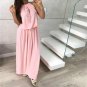 Maxi Long Dress High Split Sundress Plus Size Femme