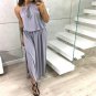 Maxi Long Dress High Split Sundress Plus Size Femme