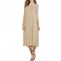 Vestidos O-Neck Work Wear Dress Plus Size