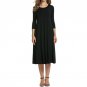 Vestidos O-Neck Work Wear Dress Plus Size
