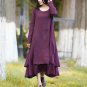 Dress Cotton Linen Boho Long Maxi Large Vestidos