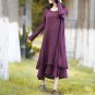 Dress Cotton Linen Boho Long Maxi Large Vestidos