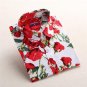 Dioufond Print Women\'s Long Sleeve Blouse Shirts Lipstick Floral Ladies Blouses Cotton Fashion Blus