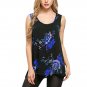 Women O-Neck Sleeveless Printing Plus Size Vest Tops Loose T-Shirt Blouse