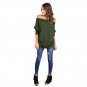 Fashion Hole Ripped Blouse Womens Cotton Long Sleeve Off The Shoulder Shirt Blusa Feminina Black Whi