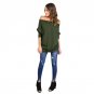 Fashion Hole Ripped Blouse Womens Cotton Long Sleeve Off The Shoulder Shirt Blusa Feminina Black Whi