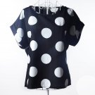 20 Colors Print O-Neck Tropical Chiffon Women Blouses Short Sleeve  Size Summer Shirt Body Blusas Fe