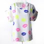 20 Colors Print O-Neck Tropical Chiffon Women Blouses Short Sleeve  Size Summer Shirt Body Blusas Fe