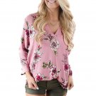 2017 Autumn Fashion High Quality Blouse Women Floral Printing Long Sleeve Tops Shirt Vintage Clothin