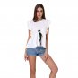 GCAROL 2018 Summer Women Hollow Out Crochet Lace Blouse Butterfly Sleeve Shirt White Cute Sweet Crop