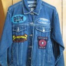 Denim Jacket, B.U.M. Equipment Patch Vintage Jacket