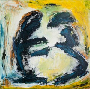 Contemporary Modern Art Abstract Painting by artist on Canvas "TWO" buyart