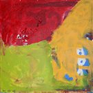 Modern Wall Art Deco ,Abstract Acrylic Painting, by artist on Canvas, CHILDHOOD