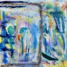 Modern Wall Art Deco, Abstract Acrylic Painting, by artist on Canvas, "SUCCAH"