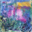 Modern Wall Art ,Abstract Acrylic Painting, by artist on Canvas, LIGHT WARRIOR