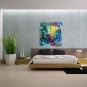 Modern Wall Art ,Abstract Acrylic Painting, by artist,on Canvas, PARTY