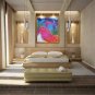 Modern Wall Art ,Abstract Acrylic Painting, by artist,on Canvas, BIRDWHALE