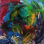 Modern Wall Art ,Abstract Acrylic Painting, by artist,on Canvas,DEEP WATER