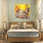 Modern Wall Art ,Abstract Acrylic Painting, by artist,on Canvas, HEAT, buyart