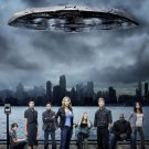 V (visitors) - 24" x  30"  Cast Poster  -  26
