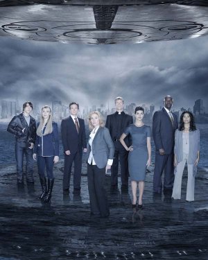 V (visitors) - 24" x  30"  Cast Poster  -  25