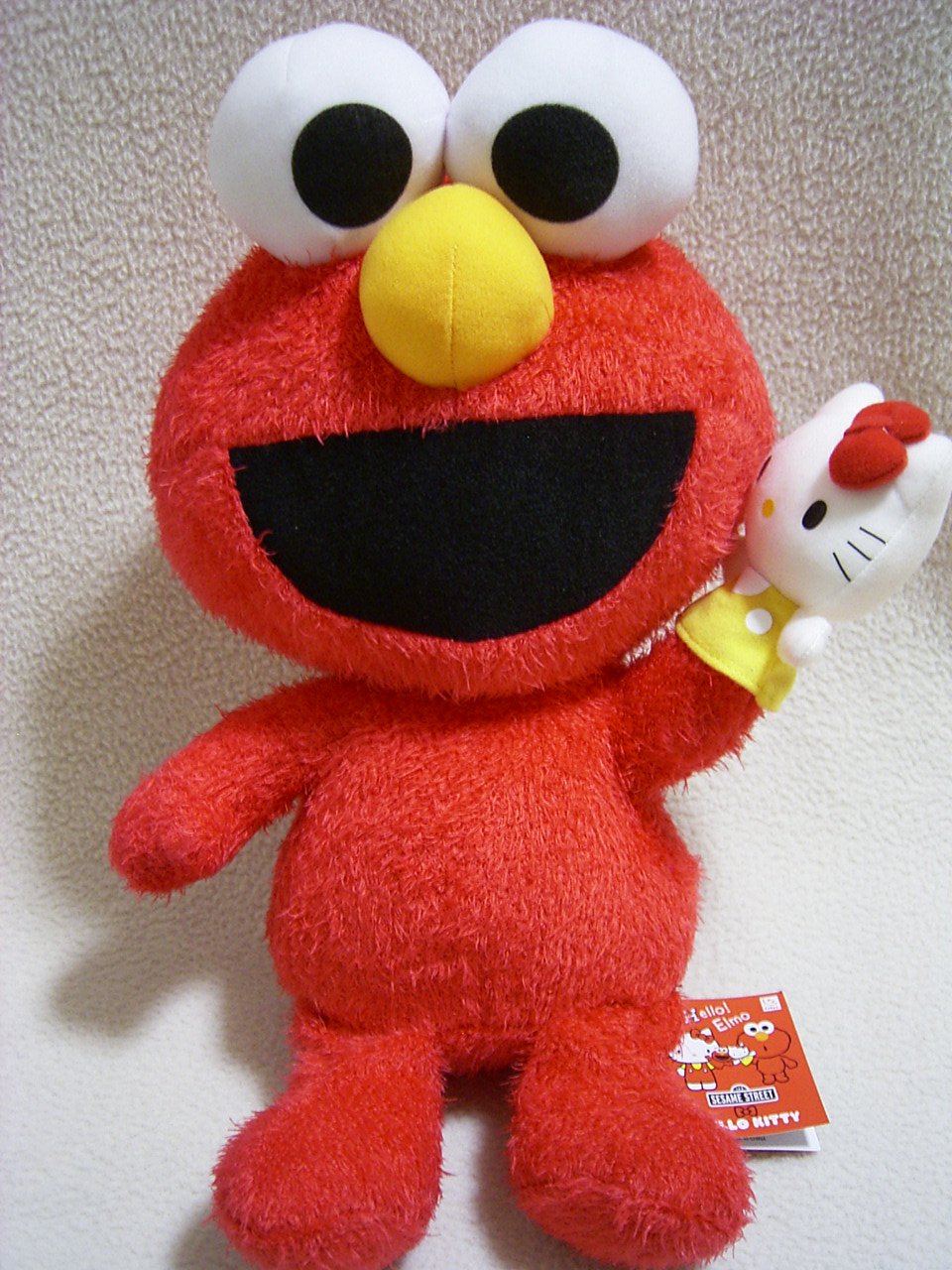 hello kitty elmo plush