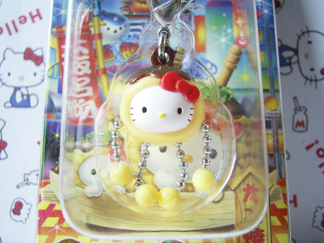 HELLO KITTY GOTOCHI Mascot Figure Charm TAKOYAKI OSAKA JAPAN Only ...