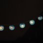 20 x Blue color cotton ball love lantern string light patio outdoor